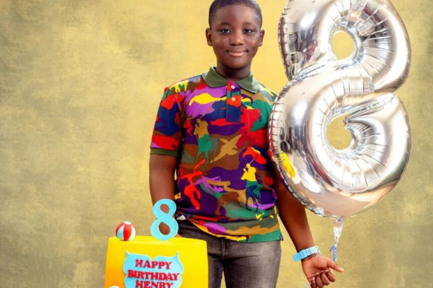 Mercy Johnson Okojie Son Henry 8th Birthday