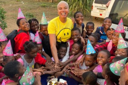 Nancy Isime Donations Kids At Dream Catchers Academy