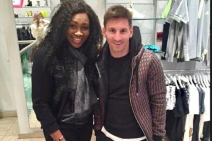Ebube Nwagbo Photo With Lionel Messi - Nollywood Celebs|Ebube Nwagbo Photo With Lionel Messi (2)