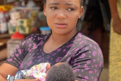 Rachael Okonkwo Cradles Baby - NollywoodCelebs|Rachael Okonkwo Cradles Baby (2)