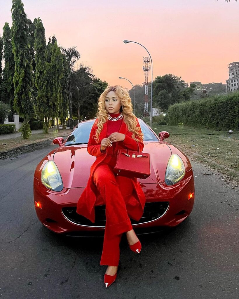 Regina Daniels So Inlove With This Red Piece (2)Nollywood Celebs