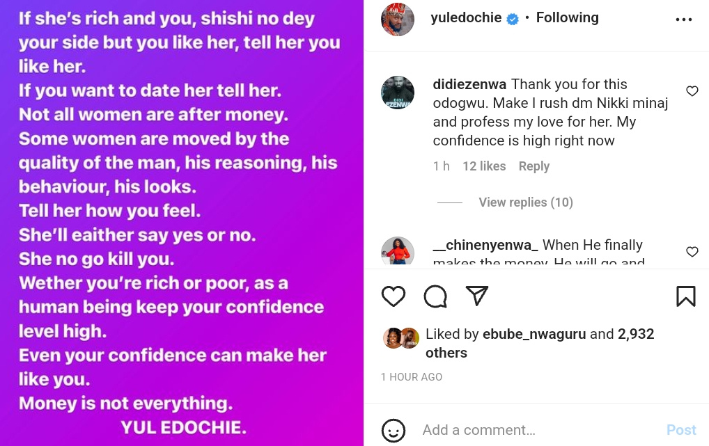 As A Human Being Keep Your Confidence Level High Yul Edochie (2)