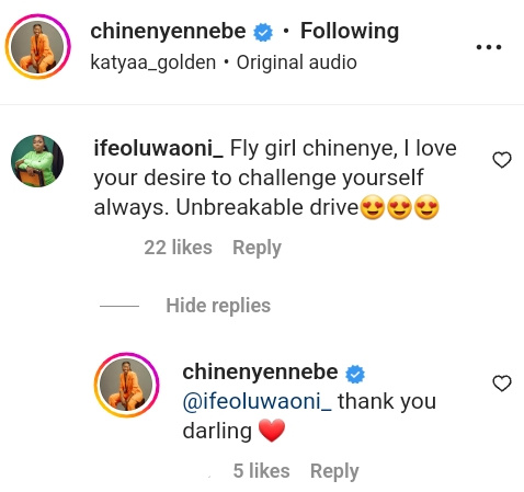 Chinenye Nnebe Love Your Desire To Challenge Yourself Always (2)