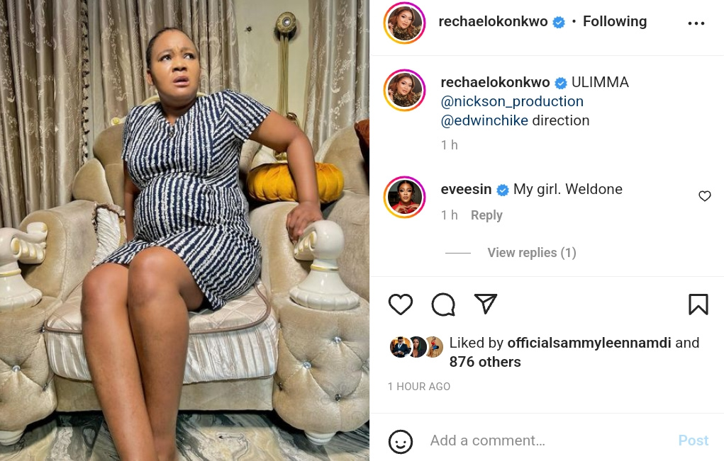 Rachael Okonkwo On Set Baby Bump (3)