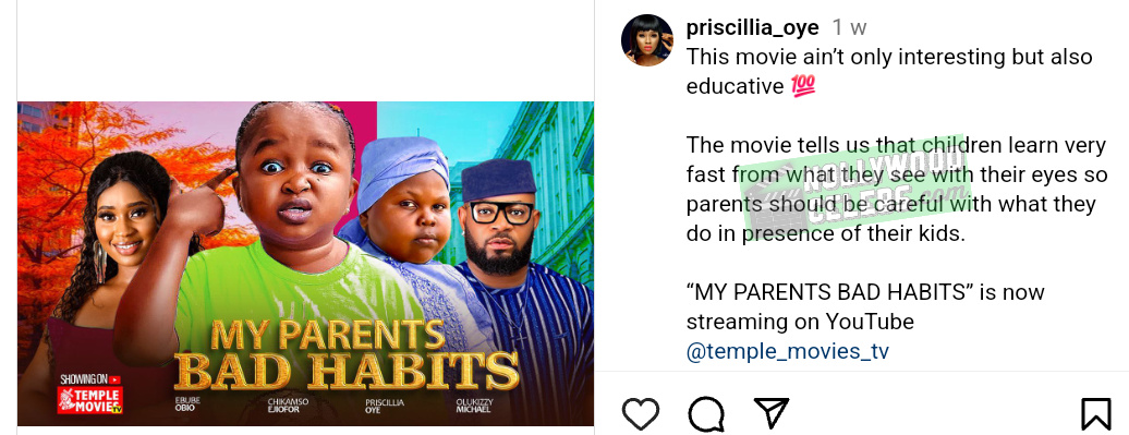 Priscillia Oye On What Parents Should Do in the Presence of Their Kids (2)