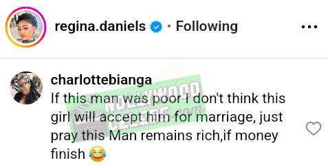 Regina Daniels Married Husband Ned Nwoko for Money (2)