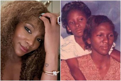 Throwback Photo of Genevieve Nnaji 9 With Mother