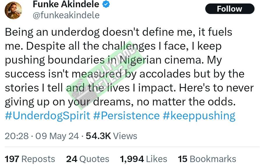 Being an Underdog Doesn't Define Funke Akindele (2)