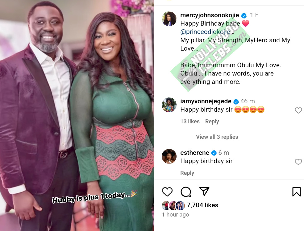 Mercy Johnson Okojie Husband Birthday (2)